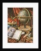 Still Life with a Globe, Books, Shells and Corals by Simon Renard de (workshop of) Saint-Andre