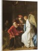 Tobias and the Angel curing the Blindness of Tobit, 1630 by Simon Henrixz van Amersfoort