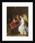 Tobias and the Angel curing the Blindness of Tobit, 1630 by Simon Henrixz van Amersfoort