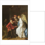 Tobias and the Angel curing the Blindness of Tobit, 1630 by Simon Henrixz van Amersfoort