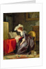 Woman Reading a Book by Jean-Frederic Schall