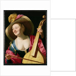The Viola-da-gamba Player by Gerrit van Honthorst