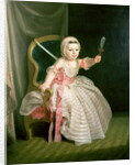 Portrait of a Child holding a Rattle by Niels Rode or Roode