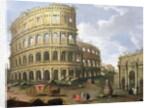 A View of the Colosseum in Rome by Gaspar van  Wittel