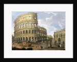 A View of the Colosseum in Rome by Gaspar van  Wittel