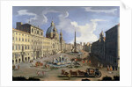 A View of the Piazza Navona in Rome by Gaspar van Wittel