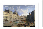 A View of the Piazza Navona in Rome by Gaspar van Wittel