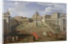 A View of St. Peter's in Rome by Gaspar van Wittel