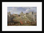 A View of St. Peter's in Rome by Gaspar van Wittel