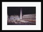 Candlelit Procession through Piazza San Marco by Pietro Antoniani