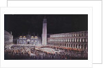 Candlelit Procession through Piazza San Marco by Pietro Antoniani