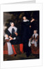 A Gentleman with his Wife and two Children by Hendrick ten Oever