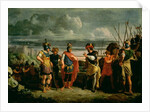 Meeting between Claudius Civilis and the commander of the Roman Army by Frans de Jong or Jongh