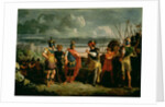 Meeting between Claudius Civilis and the commander of the Roman Army by Frans de Jong or Jongh