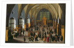 The Prague Stock Exchange by Aegidius Sadeler or Saedeler