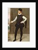 Full Length Portrait of a Gentleman in a Black Doublet by Francois Clouet
