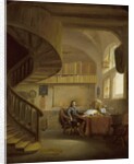 The Interior of a Study with a Philosopher by Willem Schellinks