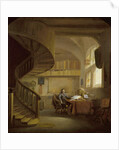 The Interior of a Study with a Philosopher by Willem Schellinks