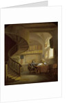 The Interior of a Study with a Philosopher by Willem Schellinks
