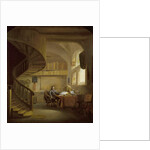 The Interior of a Study with a Philosopher by Willem Schellinks
