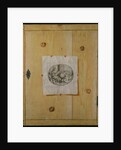 A Trompe l'Oeil of a Cabinet Door with an Engraving by German School