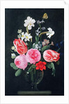 Roses, Narcissi, Tulips and other Flowers by Christiaan Luykx or Luycks