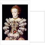 Portrait of a girl holding a rose by Corneille de Lyon