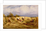Harvesters, 1855 by John Linnell
