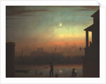 The Thames by Moonlight by Thales Fielding