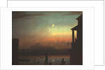 The Thames by Moonlight by Thales Fielding