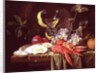 Still life with lobster, oysters and fruit by Alexander Coosemans