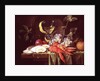 Still life with lobster, oysters and fruit by Alexander Coosemans