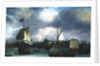 View of Greenwich with shipping by Isaac Sailmaker