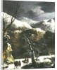 Winter landscape by Francesco Foschi