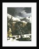 Winter landscape by Francesco Foschi