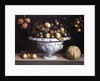 Still life of fruit in a blue and white bowl, c.1630 by Spanish School