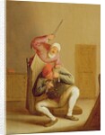 A Wife Beating her Husband by Bartholomeus Molenaer