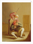 A Wife Beating her Husband by Bartholomeus Molenaer