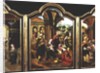 Triptych: The Adoration of the Magi, Annunciation, Adoration of the Shepherds by Flemish School