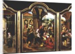 Triptych: The Adoration of the Magi, Annunciation, Adoration of the Shepherds by Flemish School