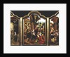 Triptych: The Adoration of the Magi, Annunciation, Adoration of the Shepherds by Flemish School