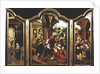 Triptych: The Adoration of the Magi, Annunciation, Adoration of the Shepherds by Flemish School