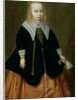 Portrait of a young girl, Friesland School, 1644 by Dutch School