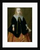 Portrait of a young girl, Friesland School, 1644 by Dutch School