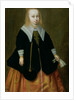 Portrait of a young girl, Friesland School, 1644 by Dutch School