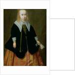 Portrait of a young girl, Friesland School, 1644 by Dutch School