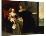 Portrait of a man and his wife by Cornelis de Vos