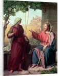 Christ and the Woman of Samaria at the Well, 1854 by Moritz Daniel Oppenheim