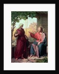 Christ and the Woman of Samaria at the Well, 1854 by Moritz Daniel Oppenheim