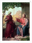 Christ and the Woman of Samaria at the Well, 1854 by Moritz Daniel Oppenheim